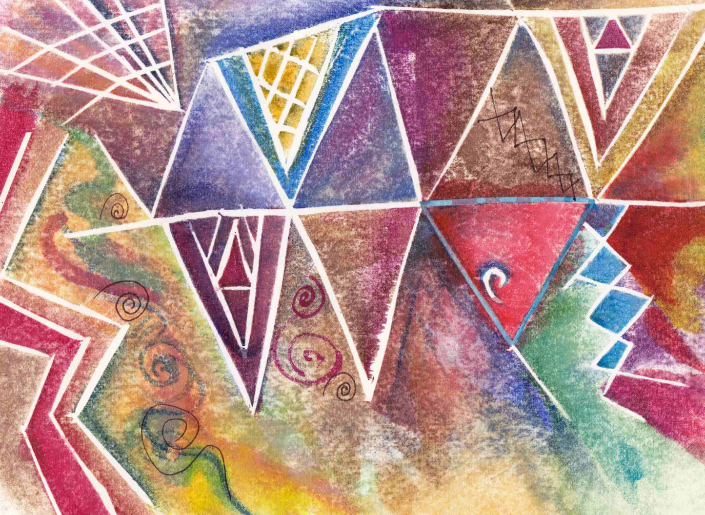 Triangle Patterns at the Ness