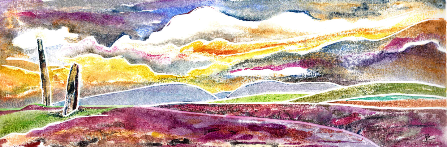 Two Stones Around Brodgar