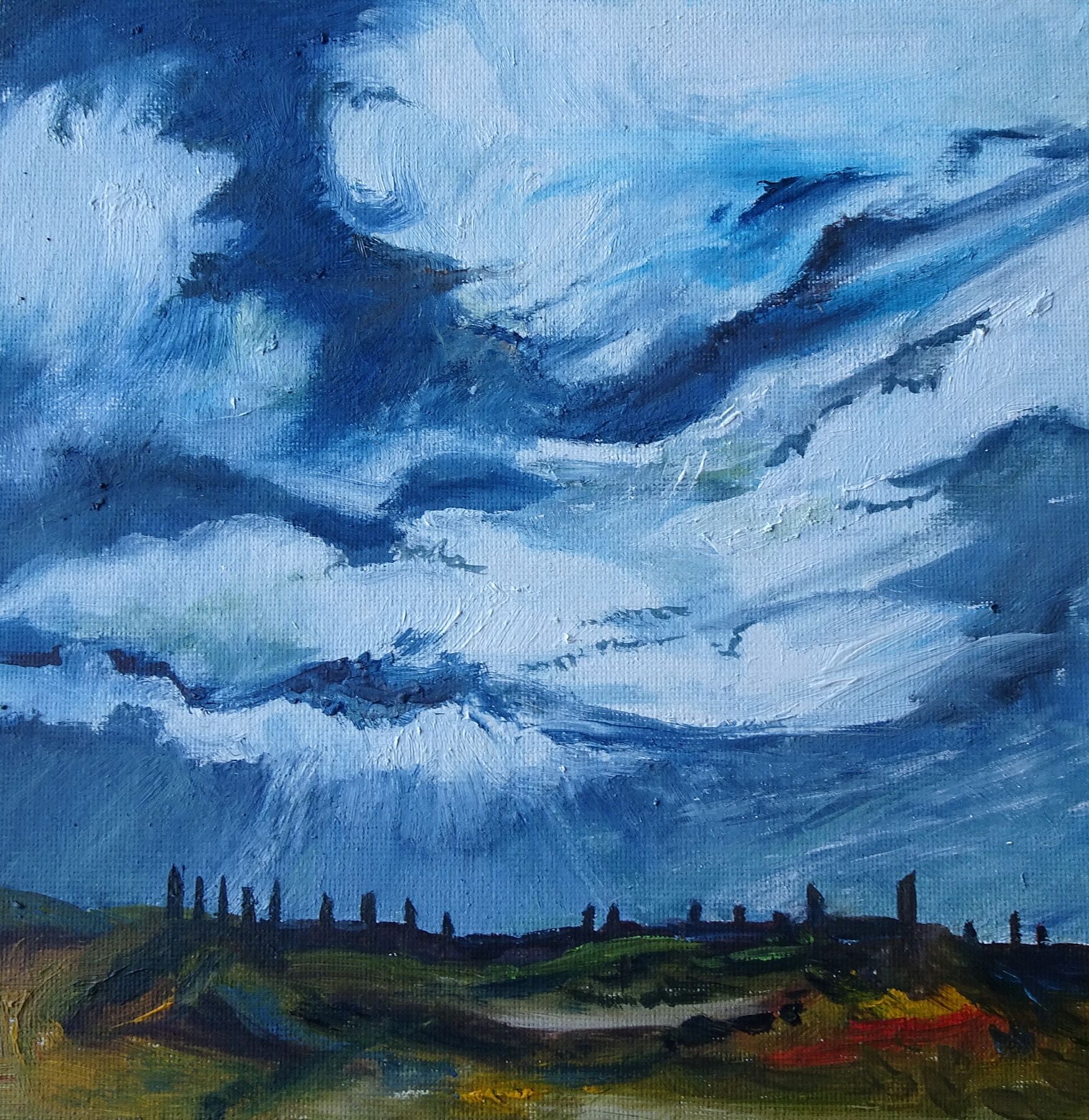 print of ring of brodgar orkney scotland by jeanne bouza rose