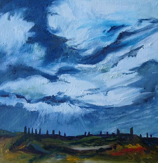 print of ring of brodgar orkney scotland by jeanne bouza rose
