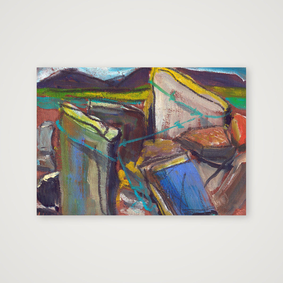  TRENCH T IS STILL OPEN AND THOSE ORTHOSTATE WANT FREEDOM  — A4 (30×21cm, 12×8") Print only