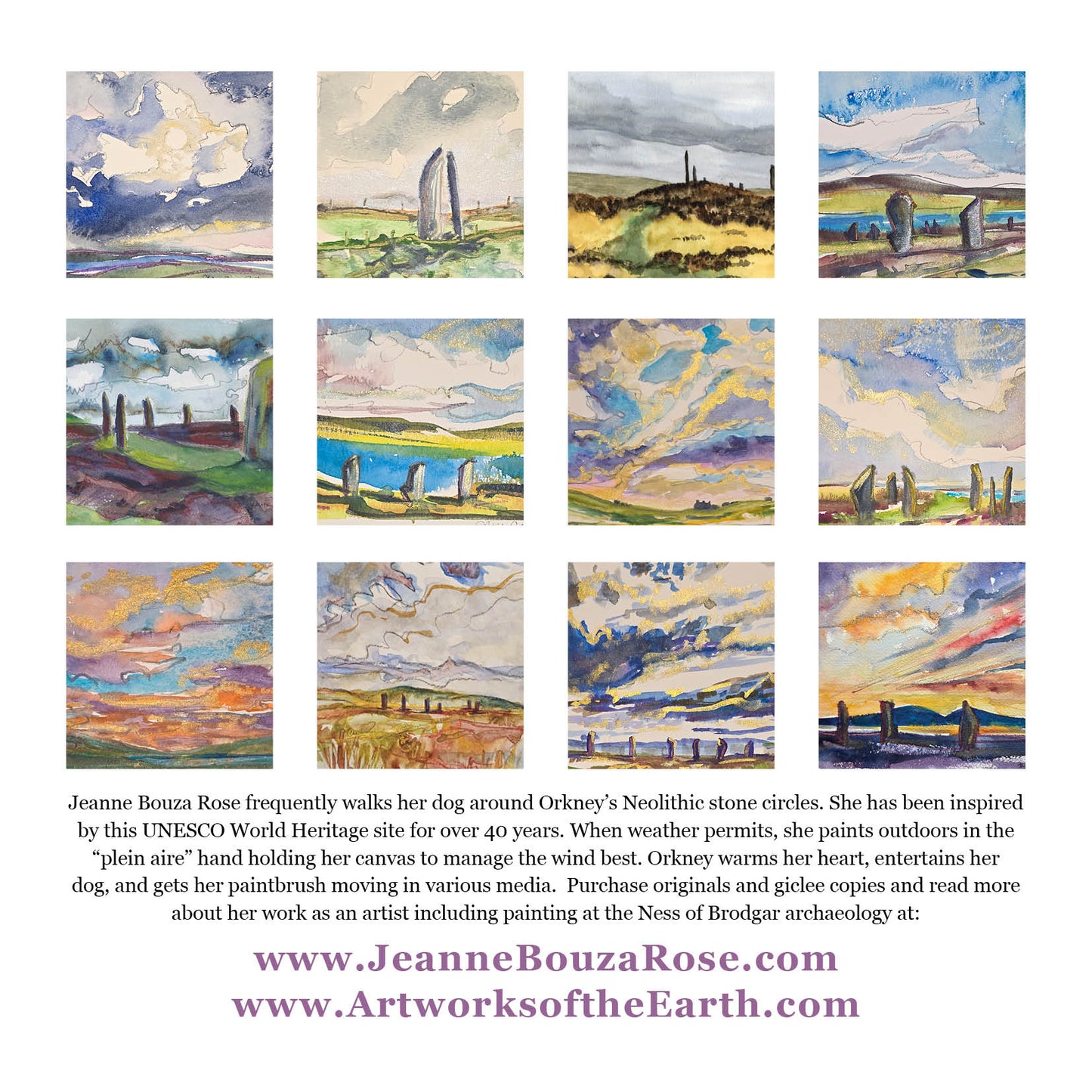 2027 ORKNEY CALENDAR: Landscapes, Cloudscapes and Standing Stones