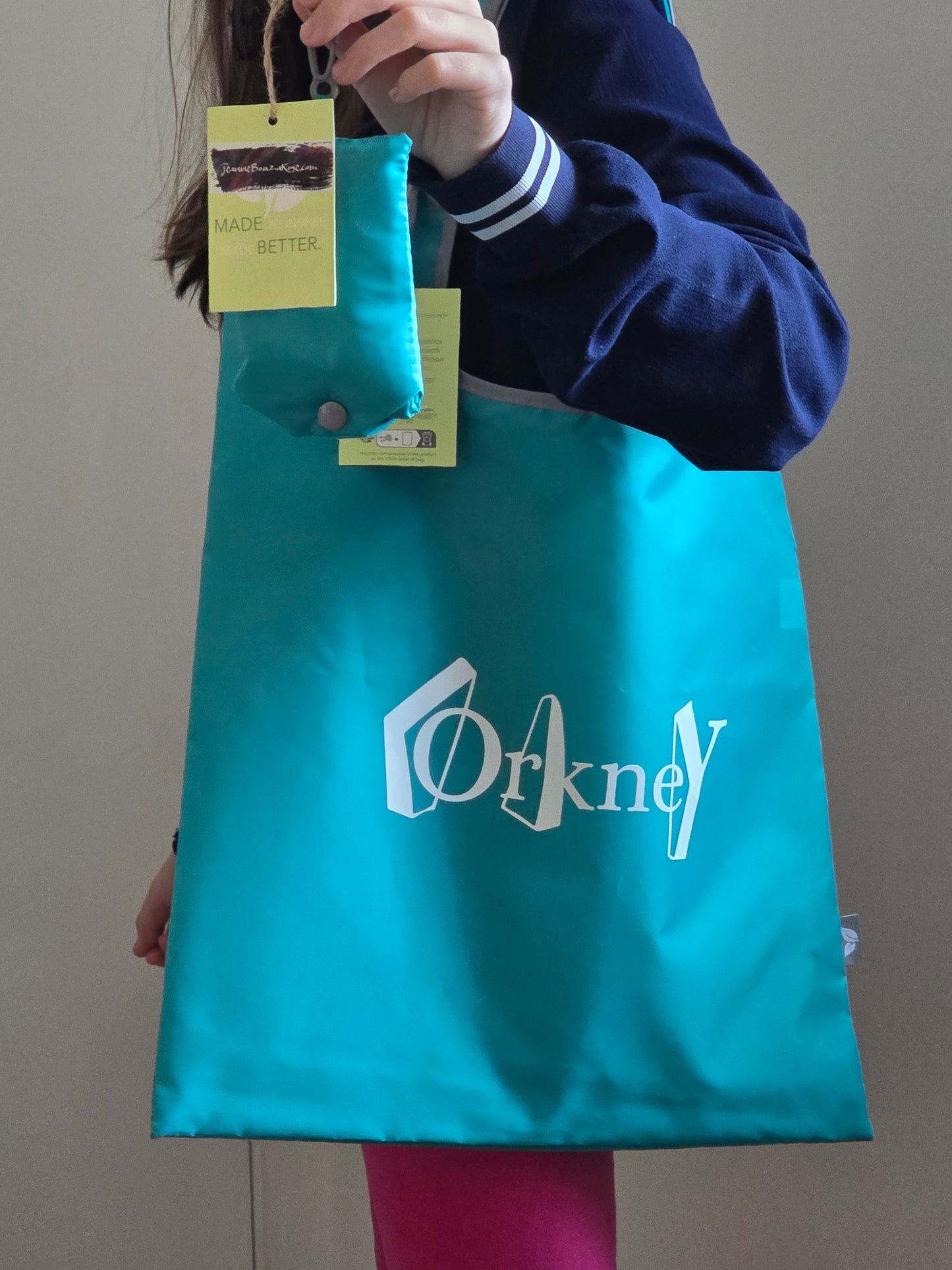 ORKNEY FOLDABLE POCKET TOTE SHOPPER