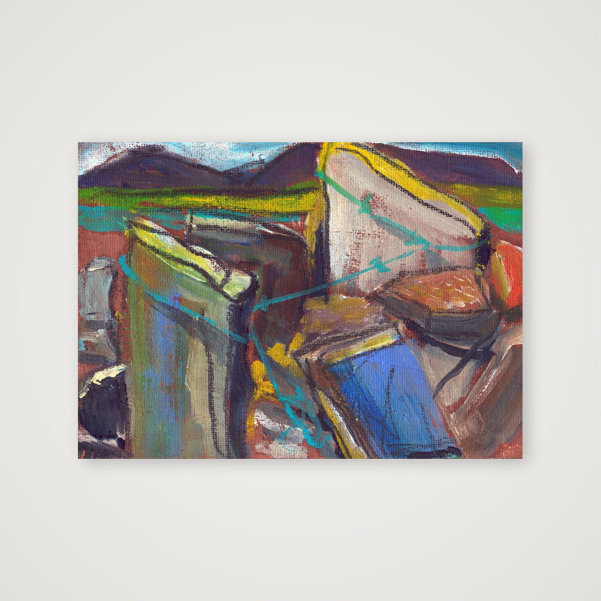 TRENCH T IS STILL OPEN AND THOSE ORTHOSTATE WANT FREEDOM  — 59×42cm, 23×17" Print only
