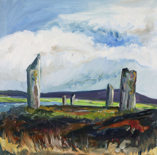 print of Ring of Brodgar, Orkney, Scotland by Jeanne Bouza Rose