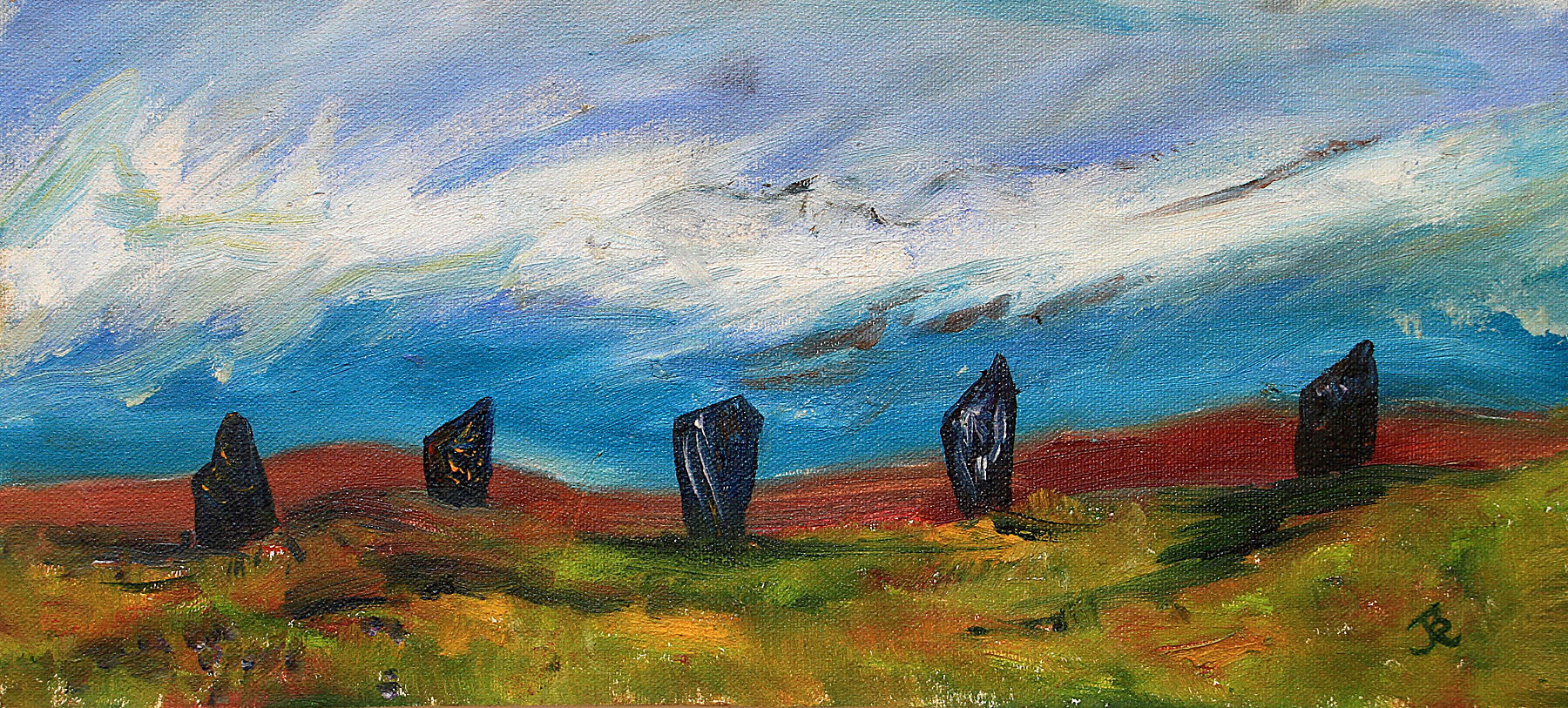 print of Ring of Brodgar Orkney, Scotland, by Jeanne Bouza Rose